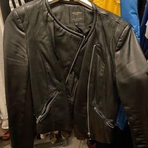 Zara leather jacket